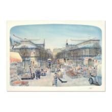 Rolf Rafflewski "Les Halles" Limited Edition Lithograph on Paper