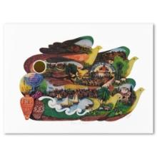 Amram Ebgi "Doves of Peace" Limited Edition Lithograph on Paper