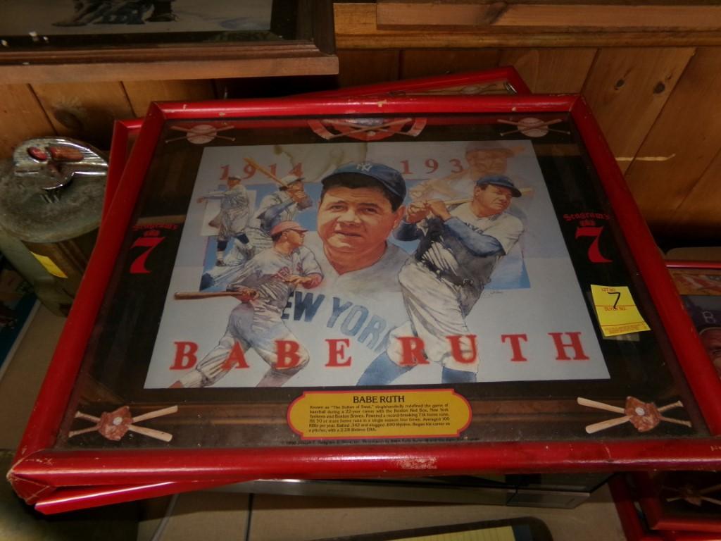 Seagrams Seven Babe Ruth 1914-1935 Mirror