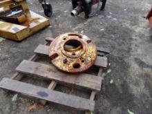 Pair Of Yellow Tractor Wheel Weights