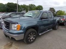 2010 GMC Sierra 1500 Ext. Cab SLT 4x4, Blue, 138,665 Miles, VIN#: 1GTSKWE37