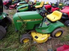 John Deere 160 Riding Mower w/38'' Deck, Kawasaki Engine, s/n 501063, DOES