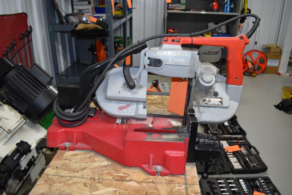 MILWAUKEE WORM GEAR PORTA BAND SAW, MODEL 6230,