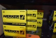 (6) 24 PACK BOXES OF WERKER AA BATTERIES