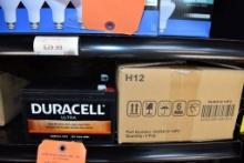 (4) DURACELL ULTRA DURA12-14F2 12V 14Ah AGM BATTERIES