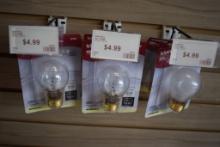 (6) ASSORTED PACKS OF SATCO BULBS