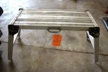 FOLDING ALUMINUM STEP STOOL, 300 LB. CAPACITY,