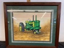 John Deere 720 Print by Edward Schaefer 1993 19/250 signed 27x23?