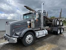 2008 Kenworth T/A Log Truck & Trailer