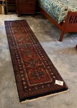 Long Runner Fringed Rug