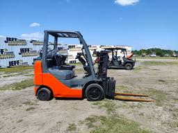 2008 TOYOTA 8FGCU25 CUSHION TIRE FORKLIFT SN: 23030