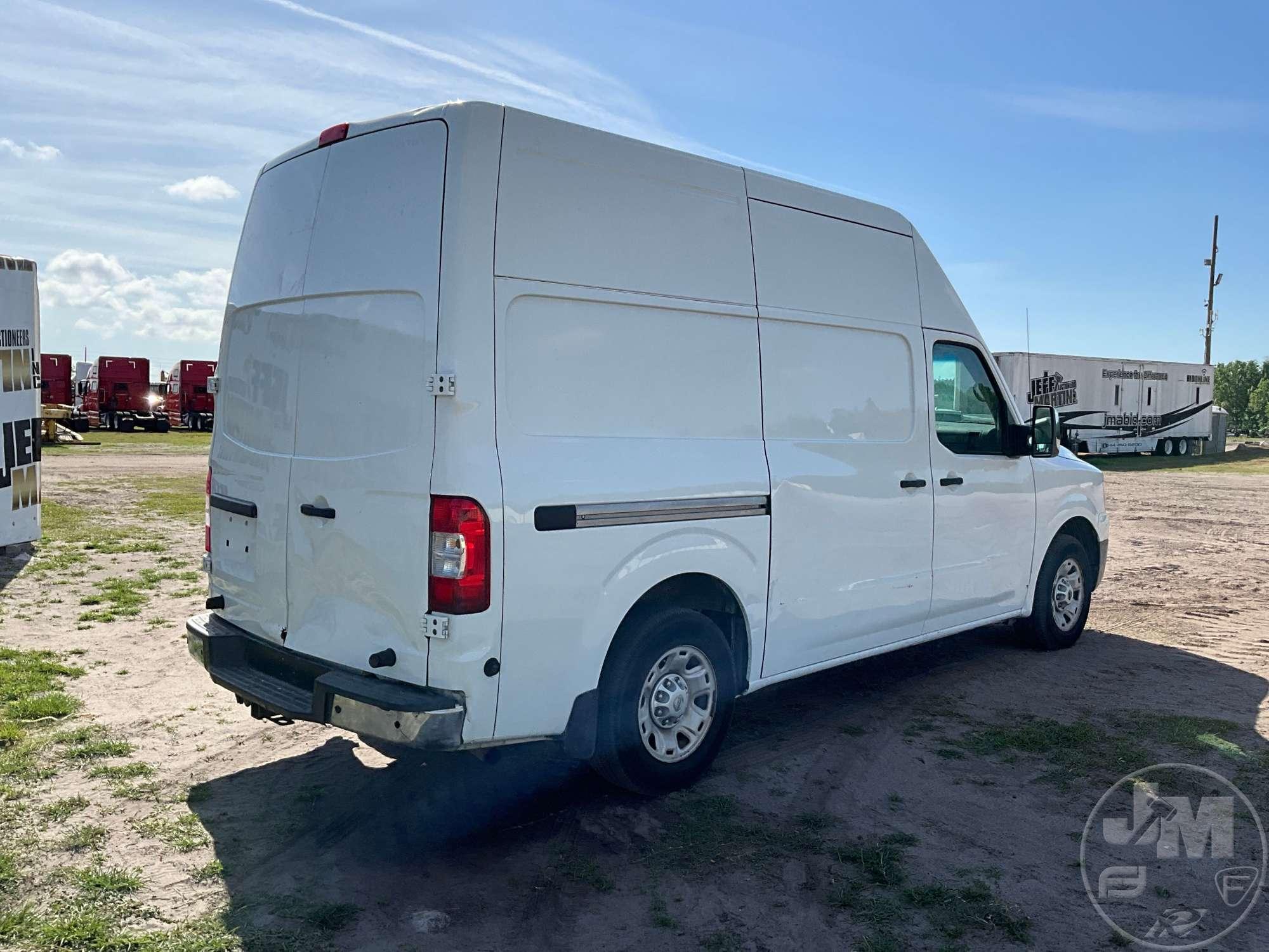 2017 NISSAN NV VIN: 1N6AF0LY6HN804495 CARGO VAN