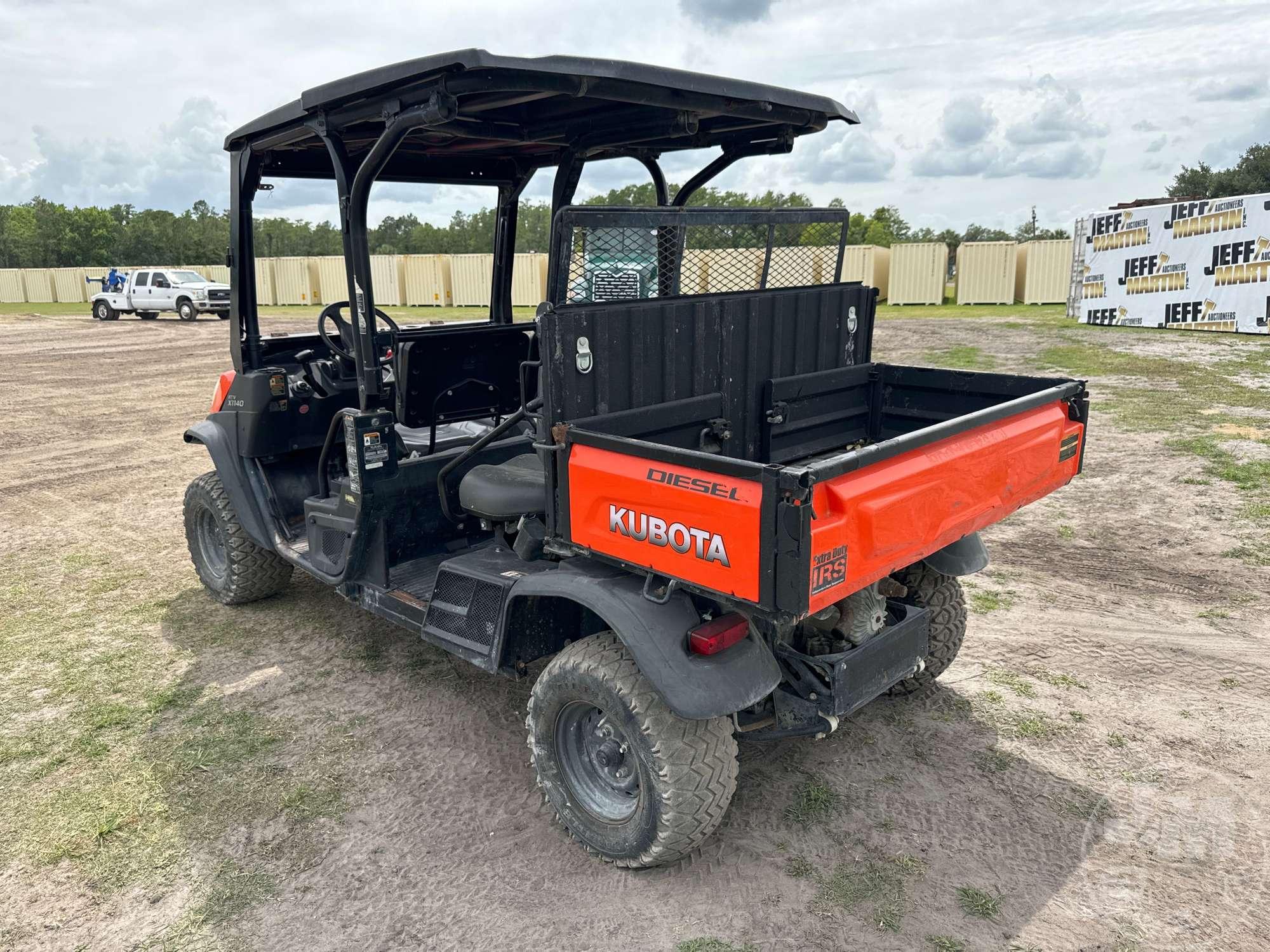 2017 KUBOTA RTV-X1140 SN: A5KD2GDBTHG019112