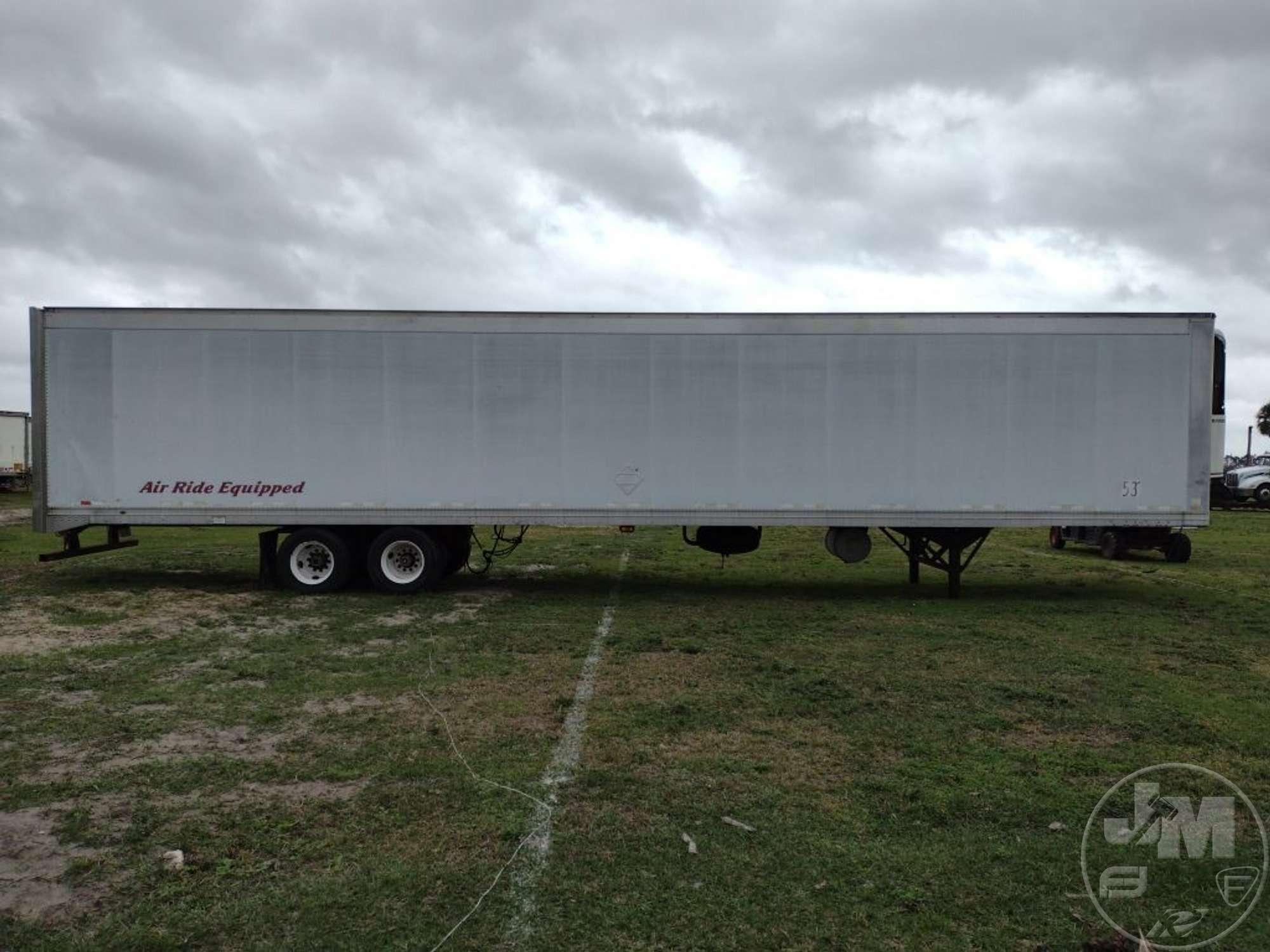 2004 GREAT DANE TRAILERS 7011TZ-2A 53'X102" REFRIGERATED VAN TRAILER VIN: 1GRAA06274S701919