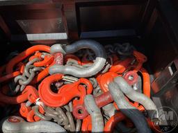 QTY OF 55 TON CLEVIS & LIFTING CHAINS