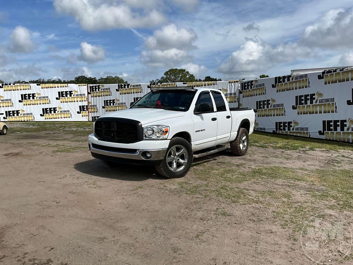 2007 DODGE RAM 1500 CREW CAB 4X4 PICKUP VIN: 1D7HU18P77S172836