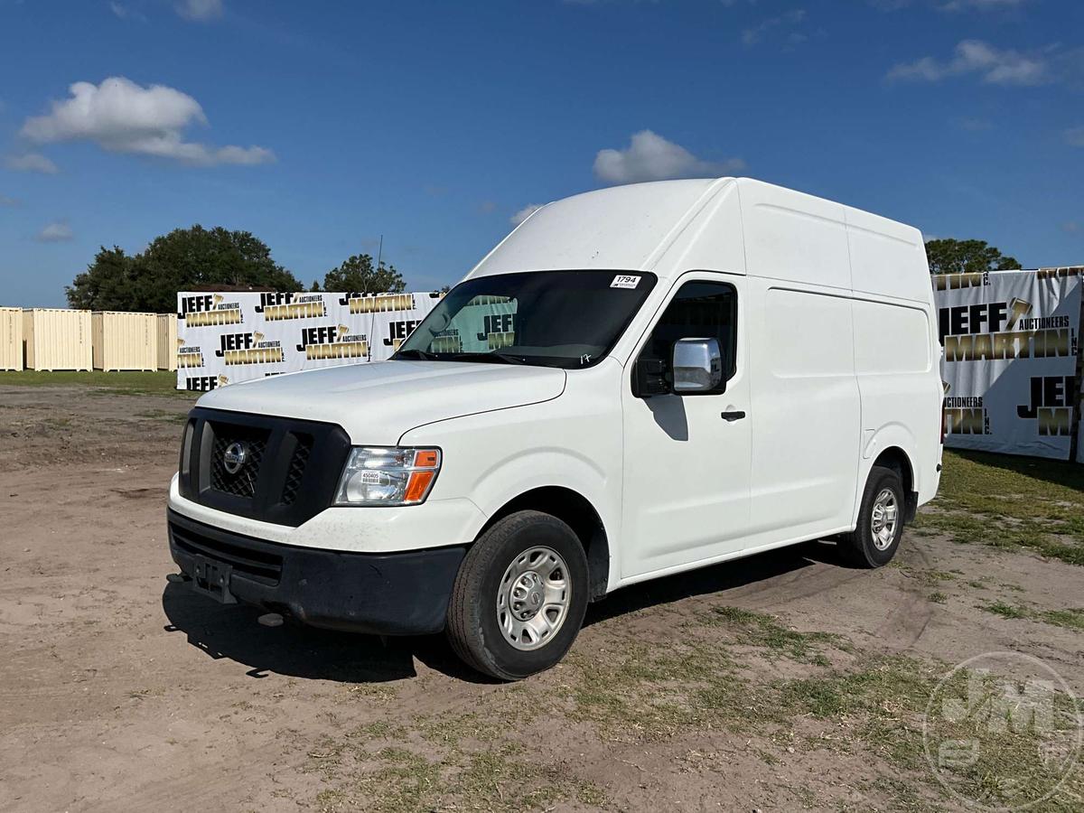 2017 NISSAN NV VIN: 1N6AF0LY6HN804495 CARGO VAN