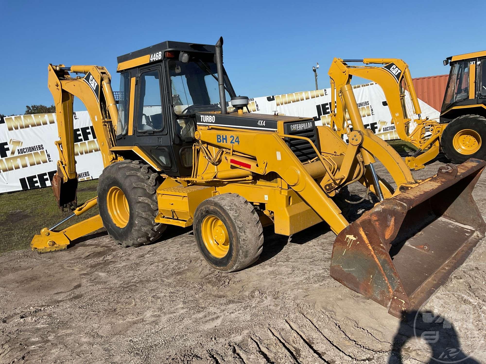 2001 CATERPILLAR 446B 4X4 LOADER BACKHOE SN: CAT0446BC5BL02948