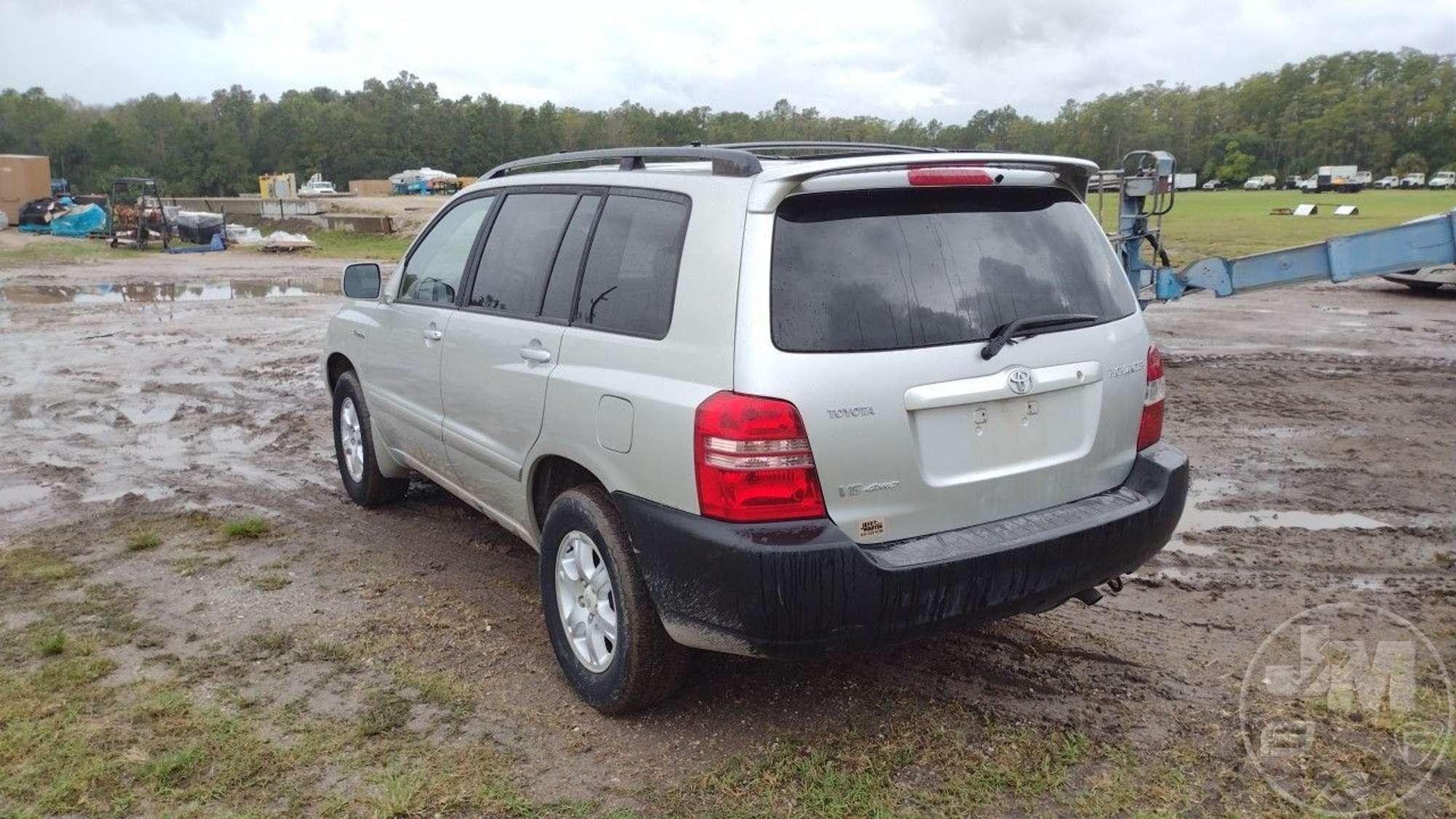 2003 TOYOTA HIGHLANDER LIMITED VIN: JTEHF21AX30123616