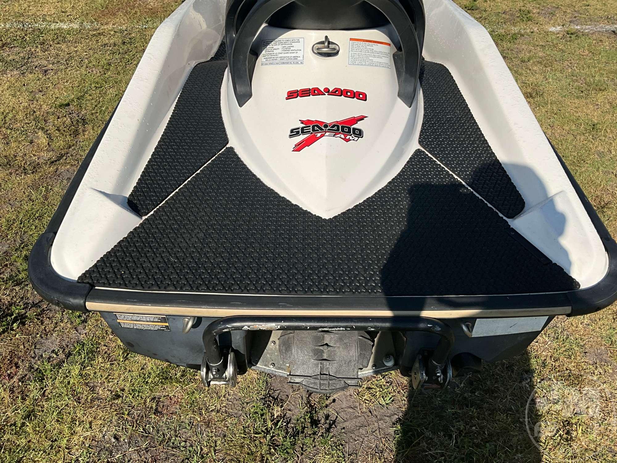 2004 SEA-DOO BOMBARDIER VIN ZZN30582L304 JET SKI