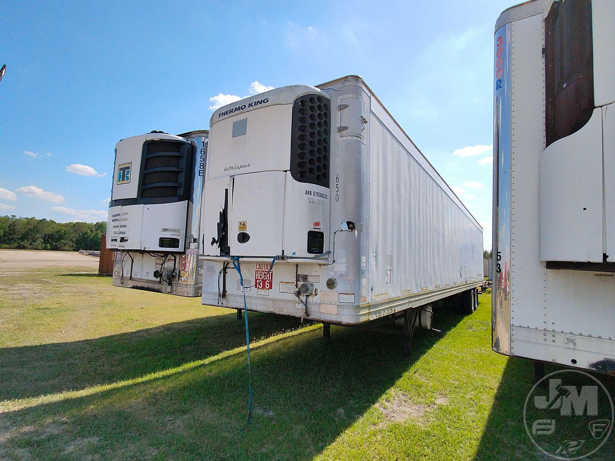 2004 GREAT DANE TRAILERS 7011TZ-2A 53'X102" REFRIGERATED VAN TRAILER VIN: 1GRAA06274S701919