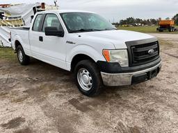 2014 FORD F-150 XL EXTENDED CAB PICKUP VIN: 1FTEX1CM4EFA08192