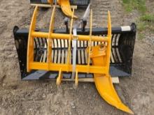 UNUSED 31 IN. SKELETON BUCKET, 19 IN. RAKE & RIPPER