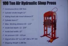 New 100 Ton Hydraulic Shop Press