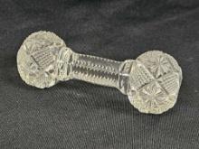 Early American Pattern Glass Knife Rest