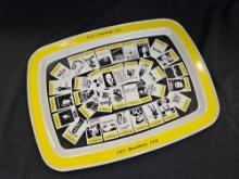 1977, 1978 Broadway Season Playbills Metal Tray By Sanka Coffee