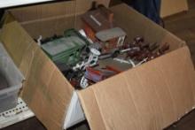 Box of Cast Iron Models and Toys