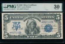 1899 $5 Chief Silver Certificate PMG 30