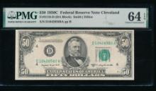 1950C $50 Cleveland FRN PMG 64EPQ