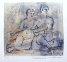 Lovers Giclee by Pablo Picasso