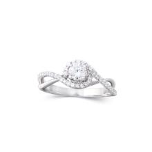 14KT White Gold 0.47ctw Diamond Ring