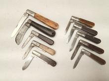 (10Pcs.) RUSSELL FOLDING KNIVES