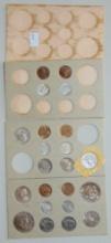 22 U.S. UNC. P, D, S 1955 Coins (not complete).