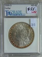 1900-O Morgan Dollar Tru Grade MS61.