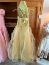 Prom dress... with tulle and...shawl.......Shipping