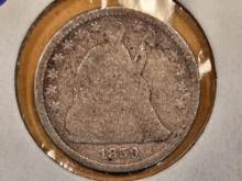 Better Date 1859-O Seated Liberty Half Dime