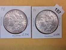 1898 and 1898-O Morgan Dollars