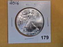 GEM Brilliant Uncirculated 2016 American Silver Eagle