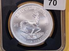 PERFECT! NGC 2018-S South Africa Silver 1 rand in Mint State 70