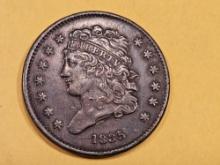 1835 Classic Head half Cent