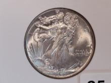 GEM! NGC 1943 Walking Liberty Half Dollar in Mint State 65