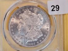 PCGS 1884-O Morgan Dollar in Mint State 63