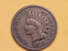 * Semi-key 1870 Indian Cent