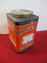 Hostess Brand Coffee McInnes Bros. Milwaukee, WI Advertising Tin