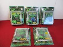 HULK Official Bubble Pack Action Figures with Motion-Lot of 5