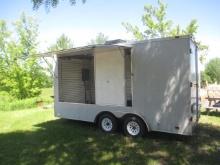 2003 *8'x16' Continental Cargo Heavy Duty Concession Trailer